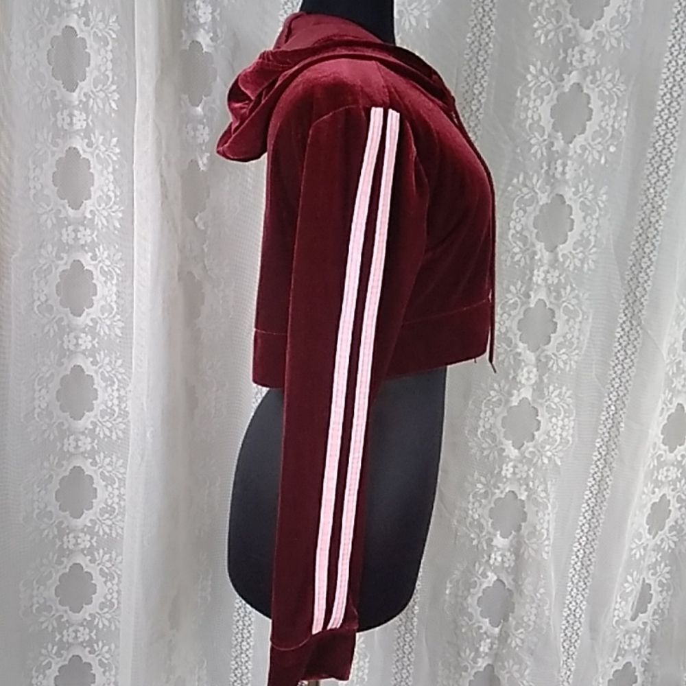 Rue21 Junior Belvet Burgundy And Pink Size XS Sweater - Picture 3 of 9